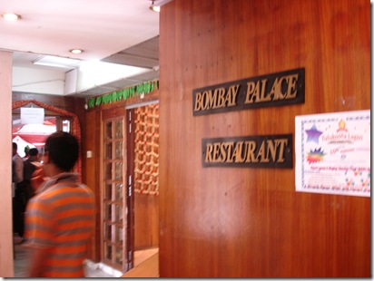 Bombay Palace Restaurent in Lagos