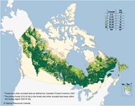 boreal Canada map