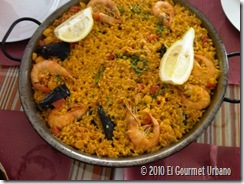 Paella a la Valenciana de la propia Valencia