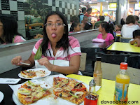 Our niece Dianne treated us to Yellow Cab Pizza Co. at SM City Davao