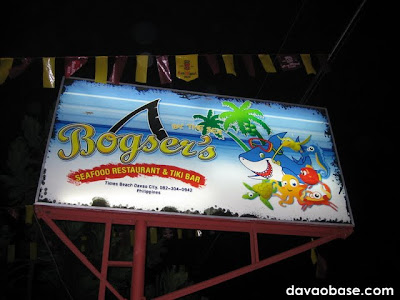 Bogser's By The Sea Seafood Restaurant and Tiki Bar at Times Beach, Davao City