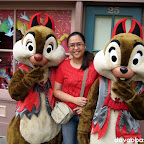 Wifey with Chip and Dale in Halloween costumes