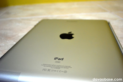 Shiny metal back of iPad 2 64GB