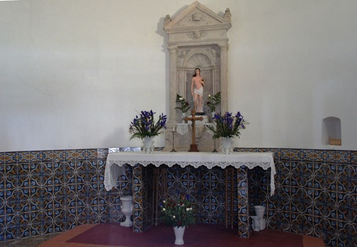 Vagos - interior da Capela de S. Sebastião