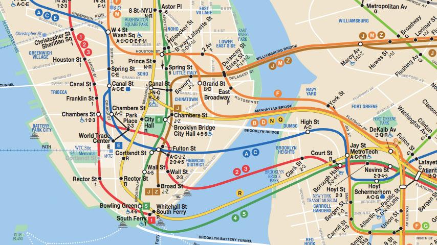 Android application New York Metro Map screenshort