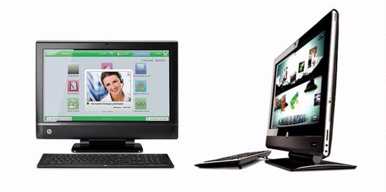 HP TouchSmart 610 Consumer PC and HP ToucSmart 9300 Elite Business PC