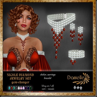 DANIELLE Nicole Diamond Jewelry Set gemchanger'