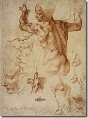Michelangelo-nude-man-sketch