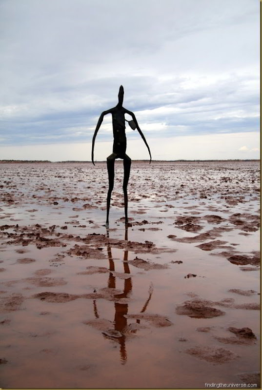 Statue on Lake Ballard