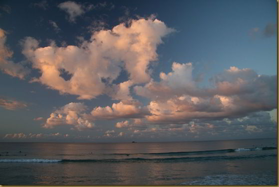 Clouds over Byron Bay. f5, 1/50th sec ISO 200