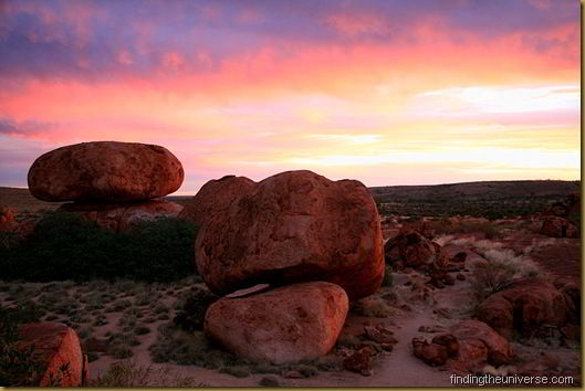 Devils Marbles at Sunset - Northern Territory