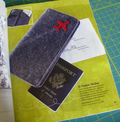 E-Ticket Wallet in Stitch, Spring 2009