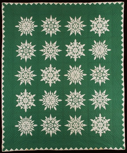 snowflake quilt from IQSC