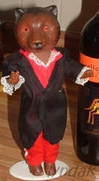 Wolf doll Ralph Freundlich composition Little Red Riding Hood 1930s