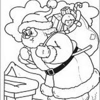 DIBUJOS SANTA CLAUS PARA PINTAR Y COLOREAR