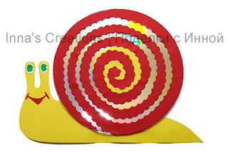 Snail made of CD