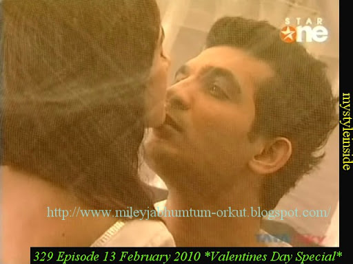 Mayank Kiss Nupur miley jab hum tum valentine special