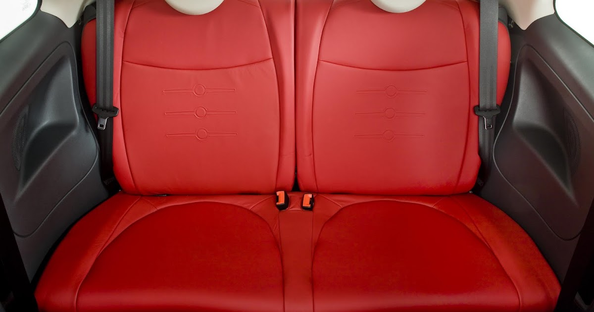 Inside the Fiat 500 Split folding rear seats Fiat 500 USA