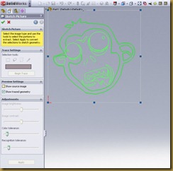 Импорт вектора в solidworks