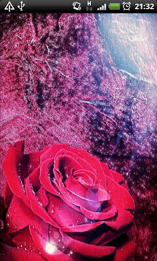 【免費個人化App】Red Rose Sparkle Live Wallpape-APP點子