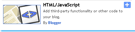 html-javascript blogger widget