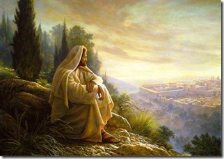 Jézus bánkódik Jeruzsálem miatt