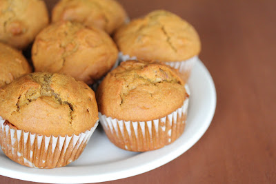 photo of a plate of Sweet Potato Muffins