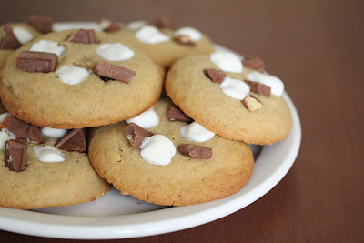 close-up photo of a plate of Smores cookies