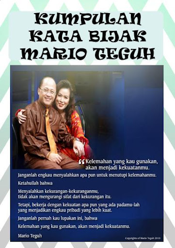 KATA BIJAK MARIO TEGUH