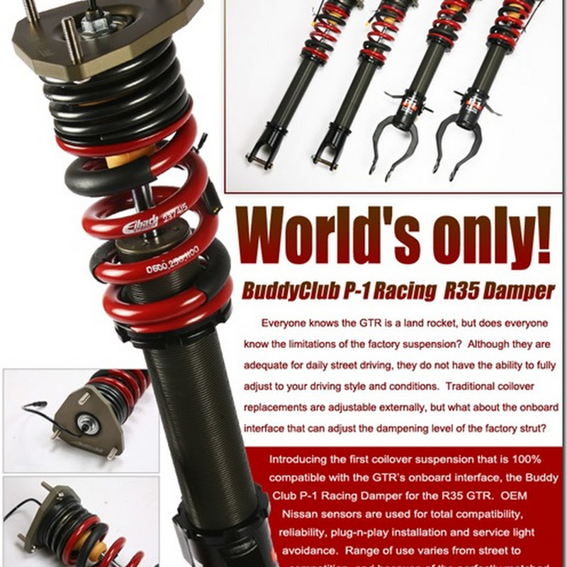 Buddy Club P1 Coil Overs For GT-R
