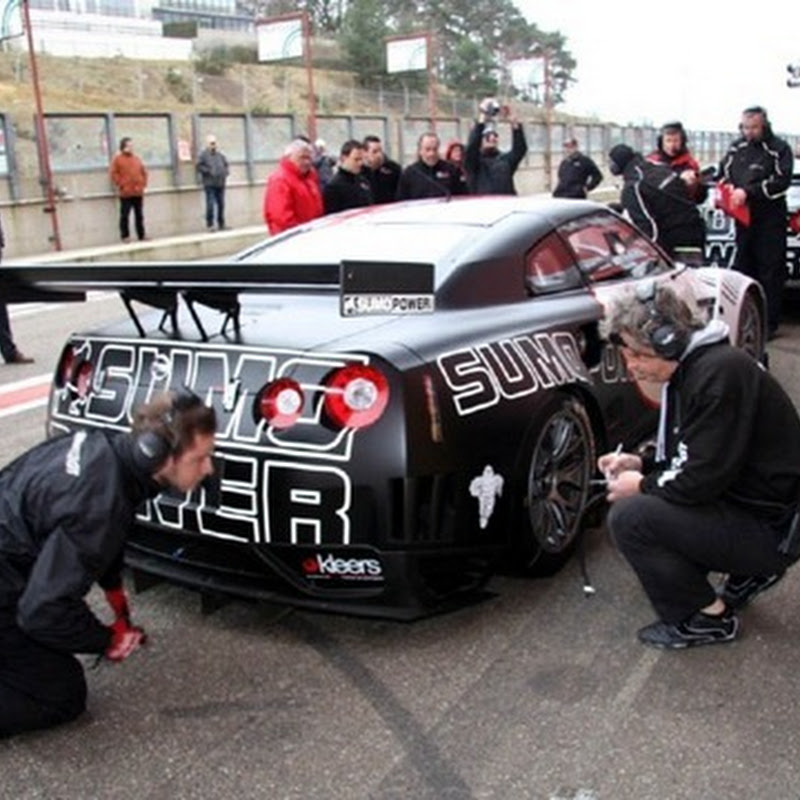 SUMO Power Nissan GT-R GT1 Test at Zolder Cirucit