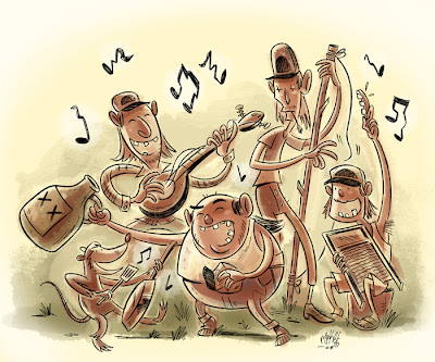 The Mullets (Jug Band) by Mike Maihack