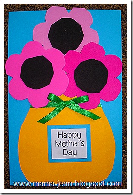 Mother’s Day Flower Card & Bookmark