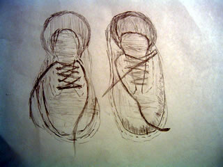Old Pair Of Shoes Drawing How to draw a pair of shoes. old pair of shoes drawing