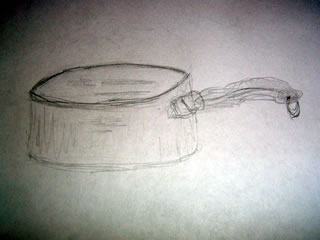 a small cooking pot