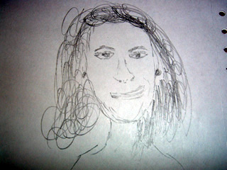 sketch of Diana Ross
