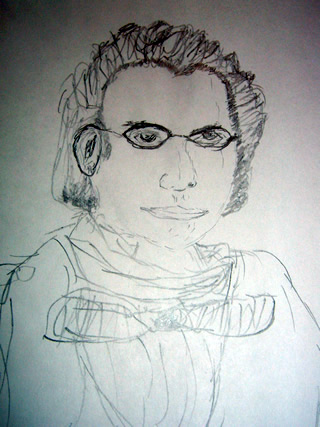 Sketch of Franz Schubert