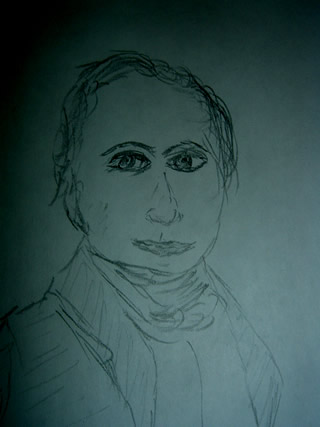 Sketch of Frederic Chopin
