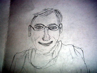 Sketch of Eric Schmidt