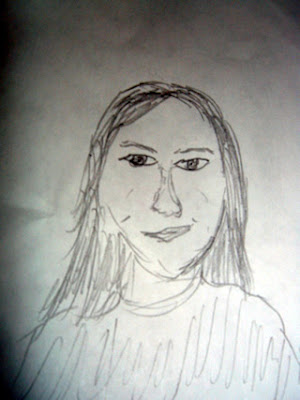 Sketch of Lorraine Twohill