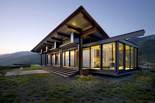 ... house is functions as an umbrella to shield the house from the sun
