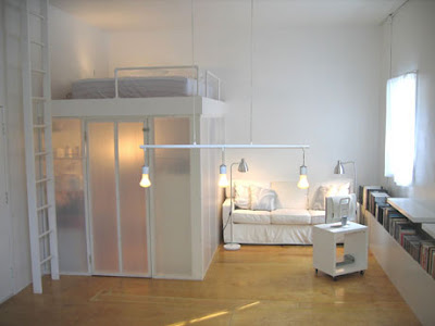 Tiny Ass Apartment Lofty Ideals, How To Enclose Loft Bedroom Ideas
