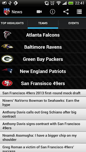 【免費運動App】NFL News-APP點子