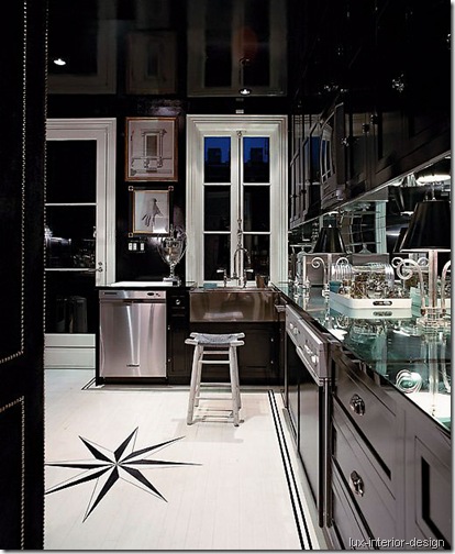 black kitchen lux-interior-design