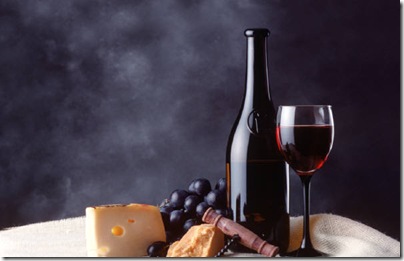 wine and cheese vinsidan