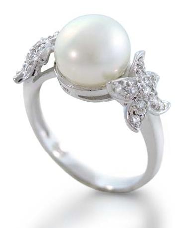 sterling-silver-pearl-ring-starfish overstock jeweler