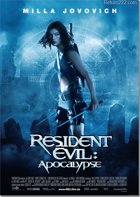 Resident Evil Apocalypse Poster Resident Evil Apocalypse Poster