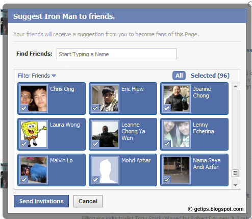 MiniTips : Select All Friends In Facebook | Great Computer Tips In 1.2.