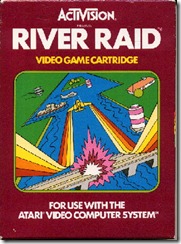 Capa de River Raid para Atari 2600