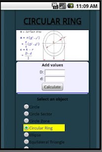 Area and Perimeter Calculator Screenshots 1